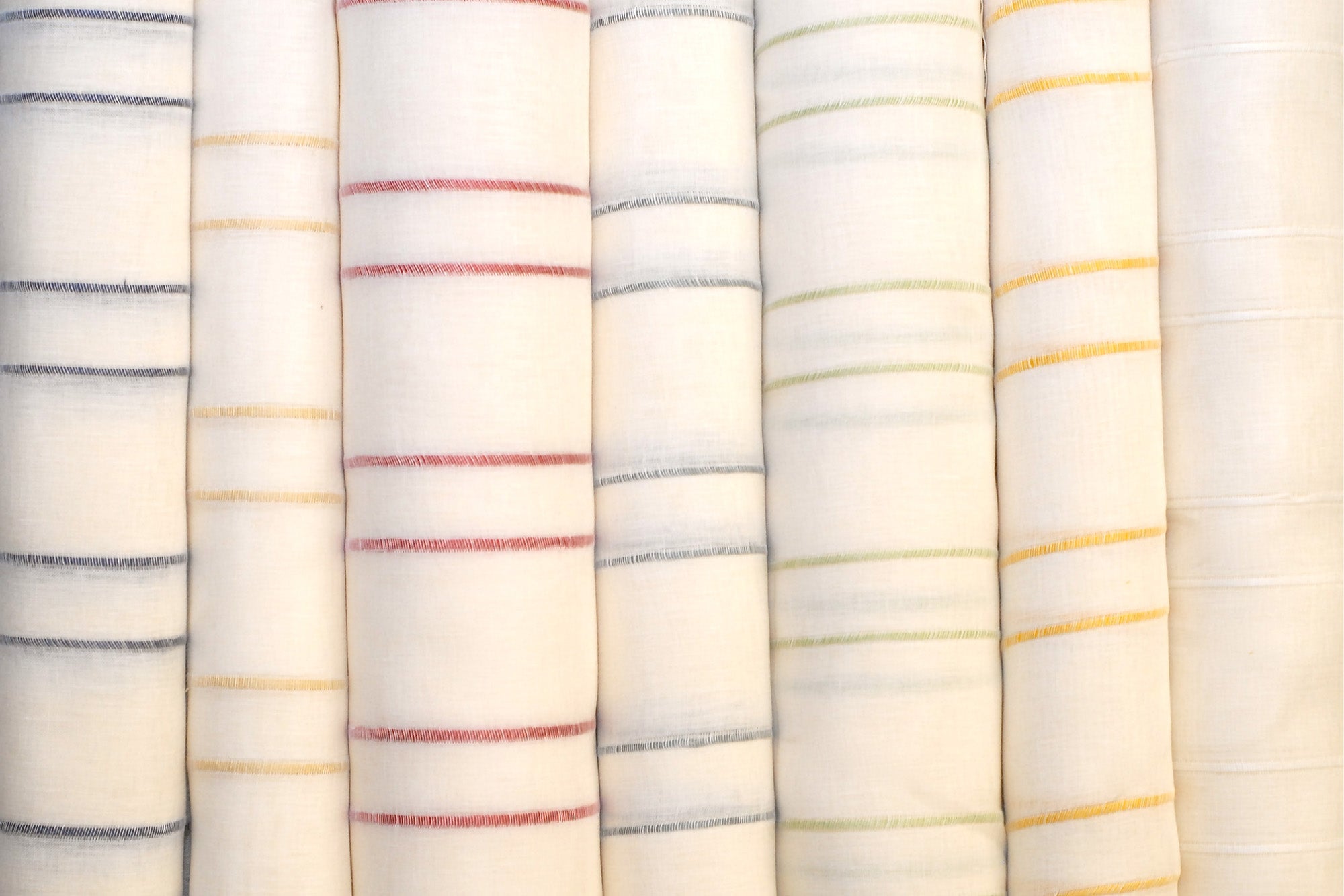 Rolls of Sheer Fabrics by Kathryn M. Ireland