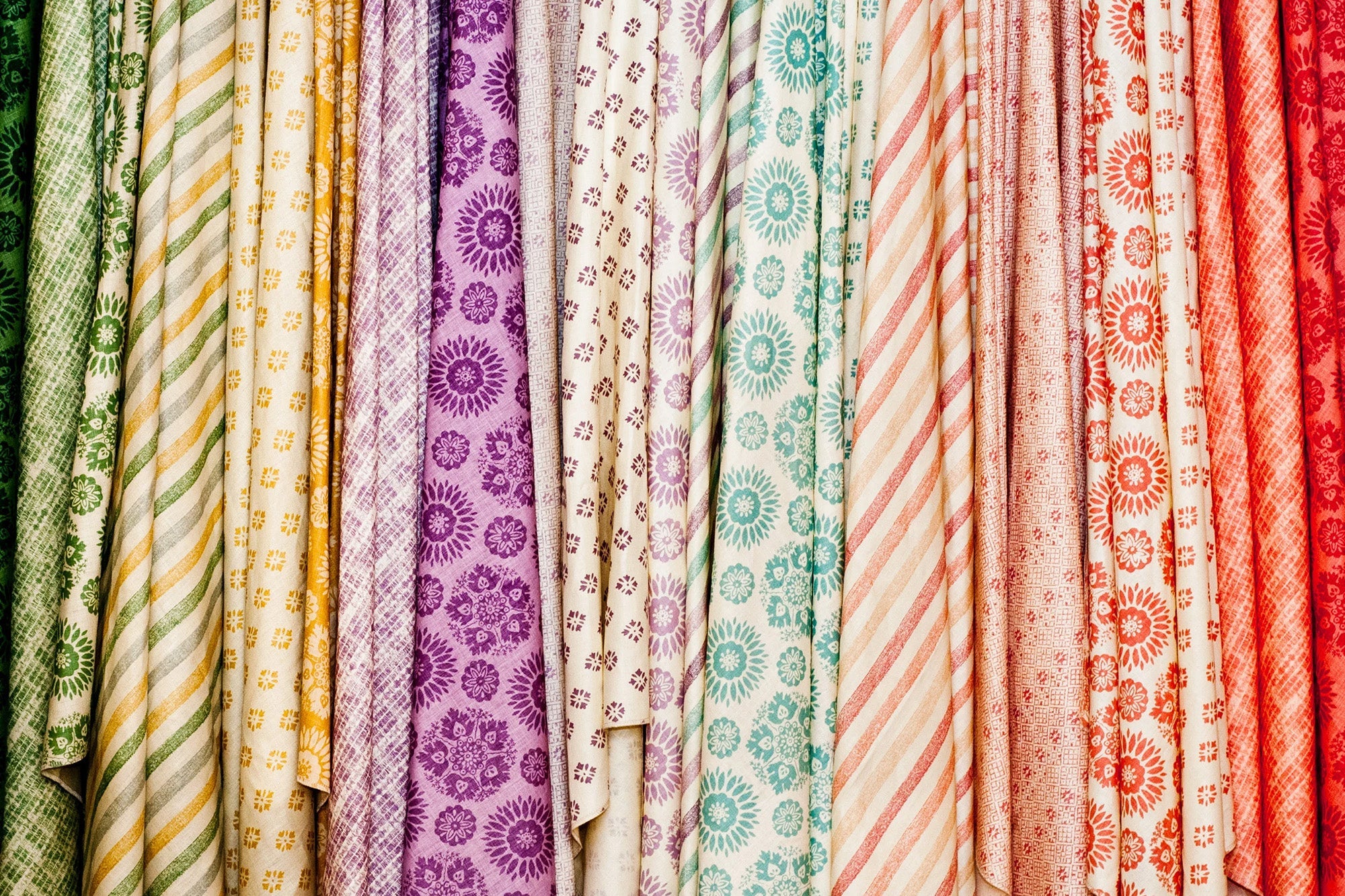 Rolls of Summer in France Fabric by Kathryn M. Ireland