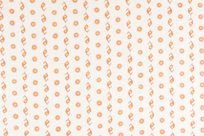 Natural/Flame & Mustard / Yardage repeat