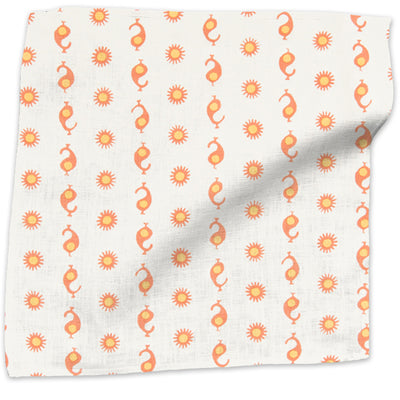 Natural/Flame & Mustard / Yardage