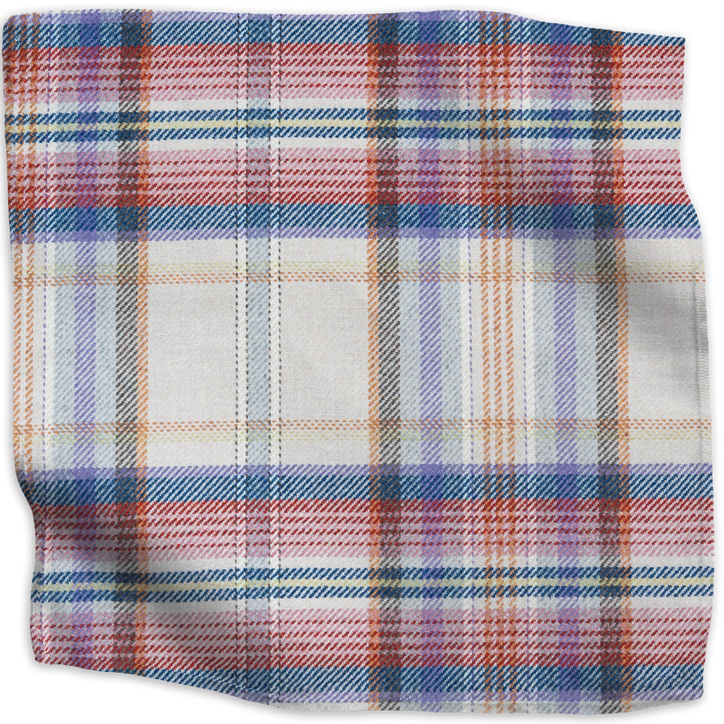 Dalbeattie plaid merino lambswool - Heather colorway swatch