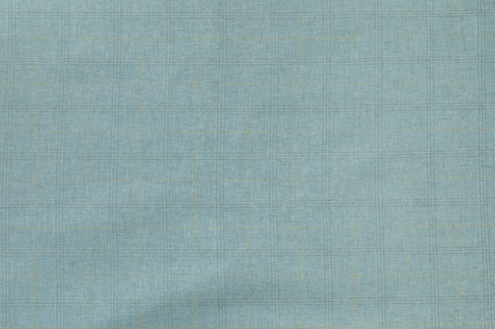 Dumfries plaid merino lambswool - Blue/Yellow colorway repeat