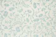 Greta Reverse floral wallpaper - Blue colorway repeat