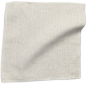 Hand-Stitched dotted cotton - White colorway swatch
