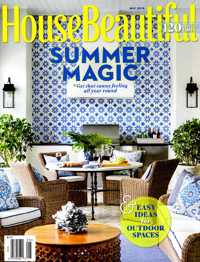 The cover of House Beautiful magazine May 2016
