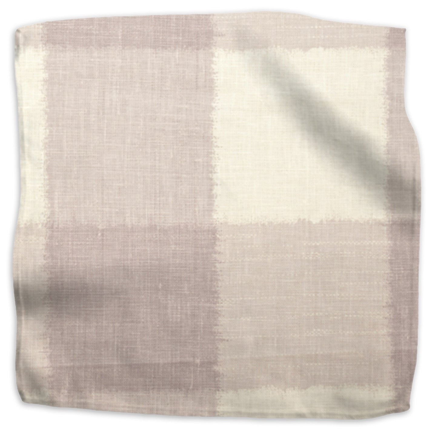 Ikat Check linen - Lavender colorway swatch