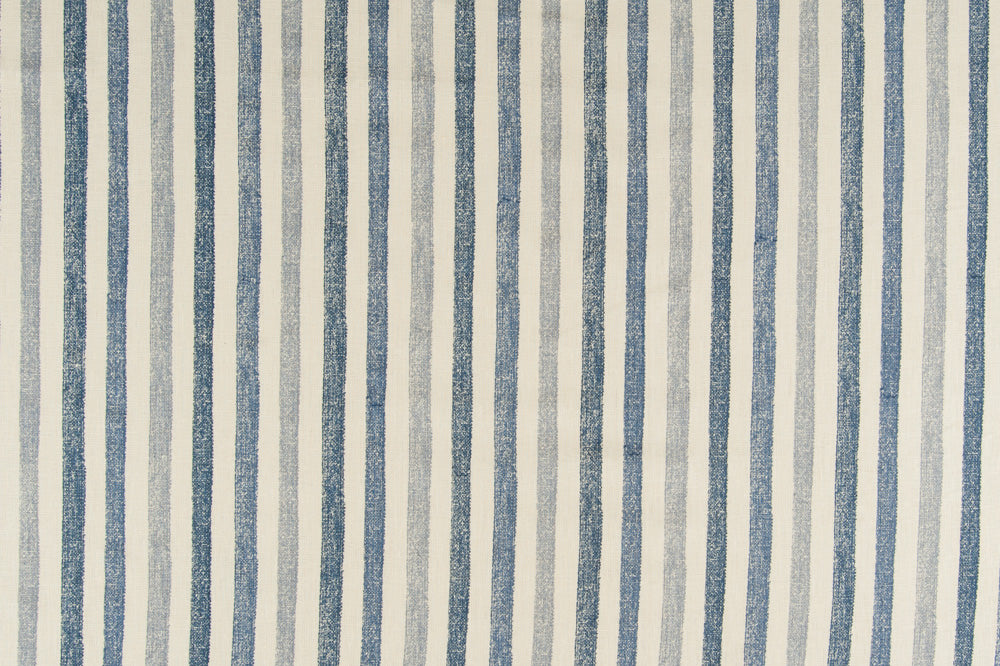 Ithaca stripe linen - Nautical colorway repeat
