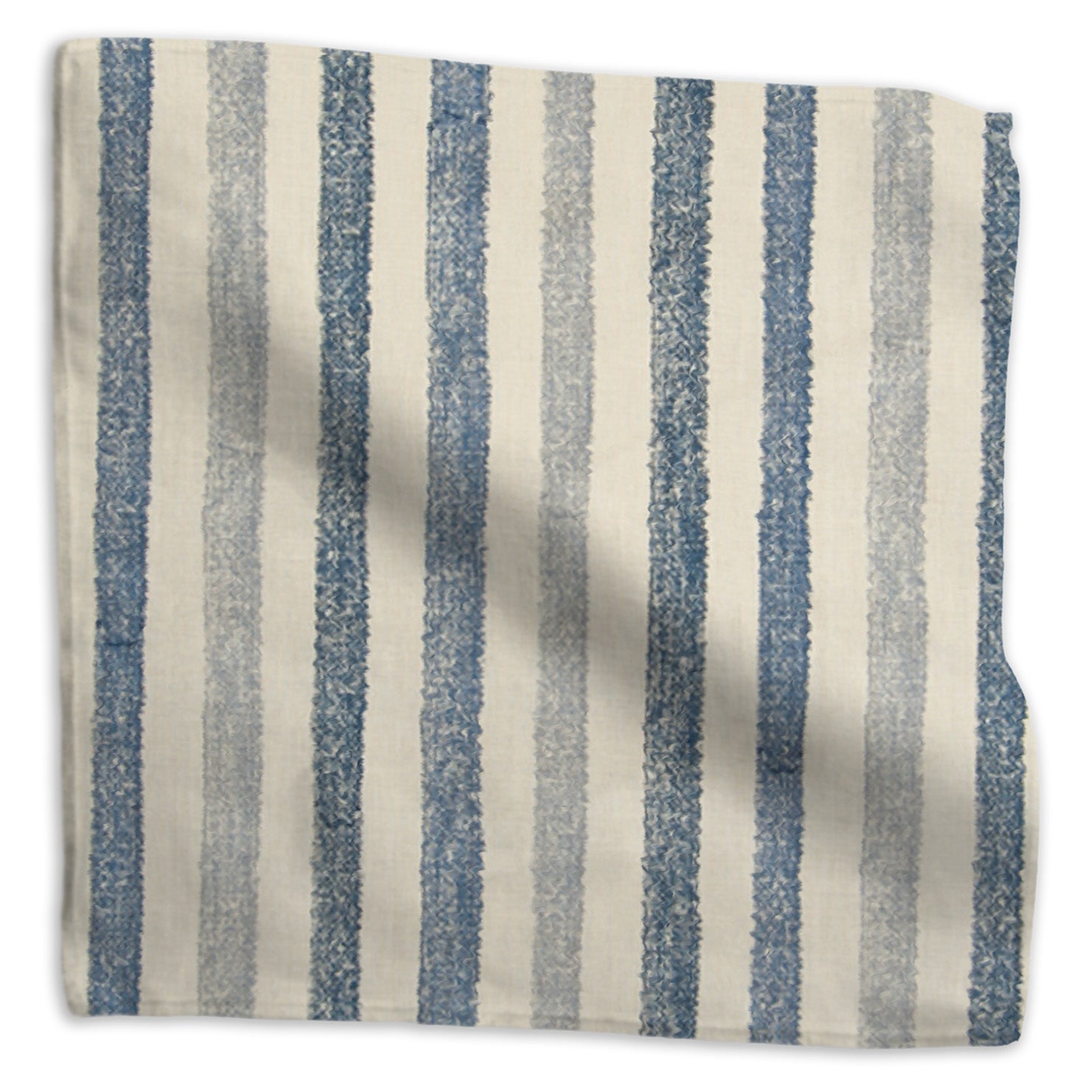 Ithaca stripe linen - Nautical colorway swatch
