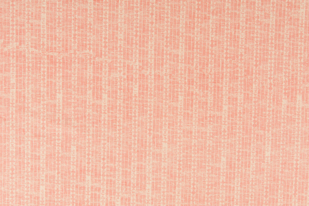 Lyall stripe linen - Coral/Blush colorway repeat