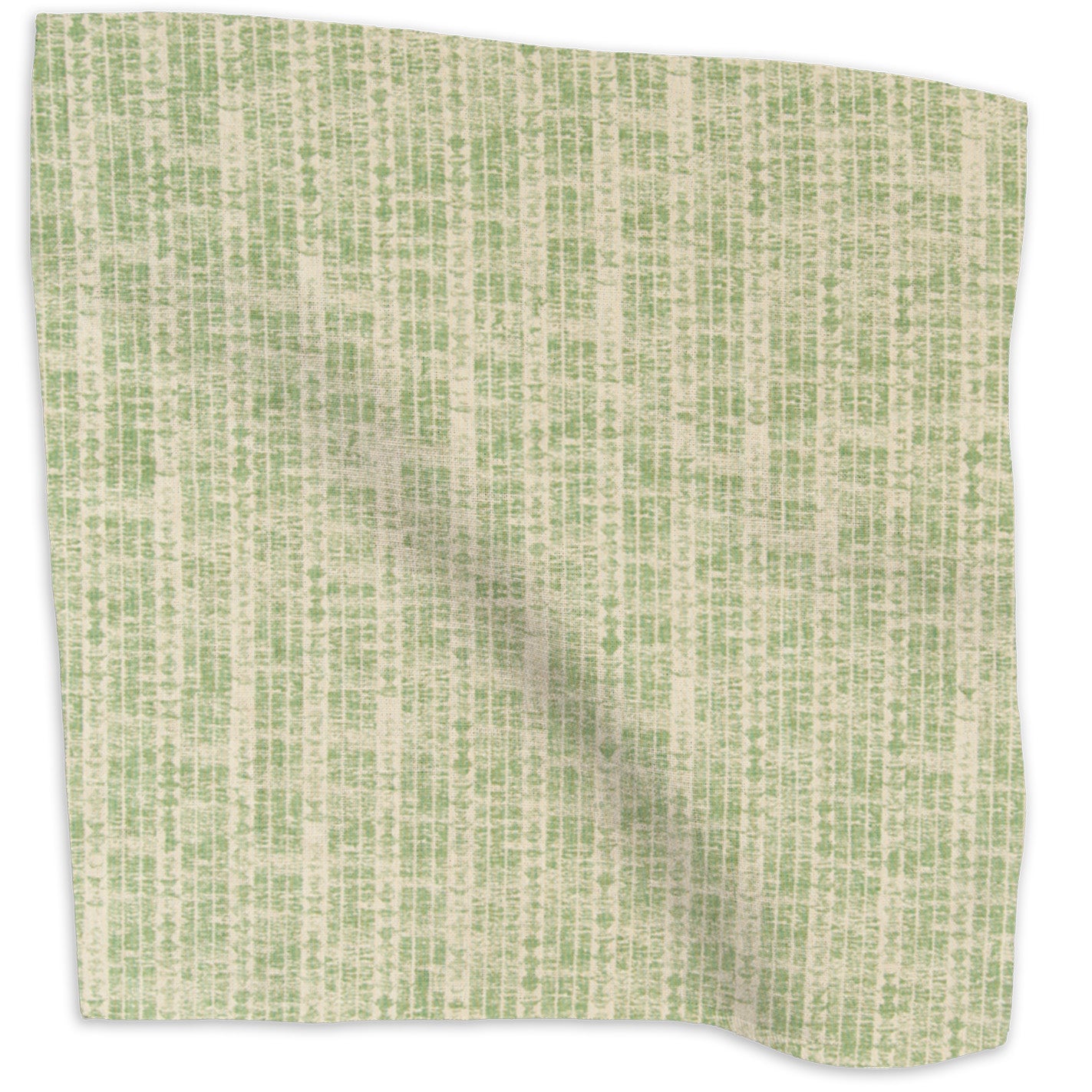 Lyall stripe linen - Green colorway swatch