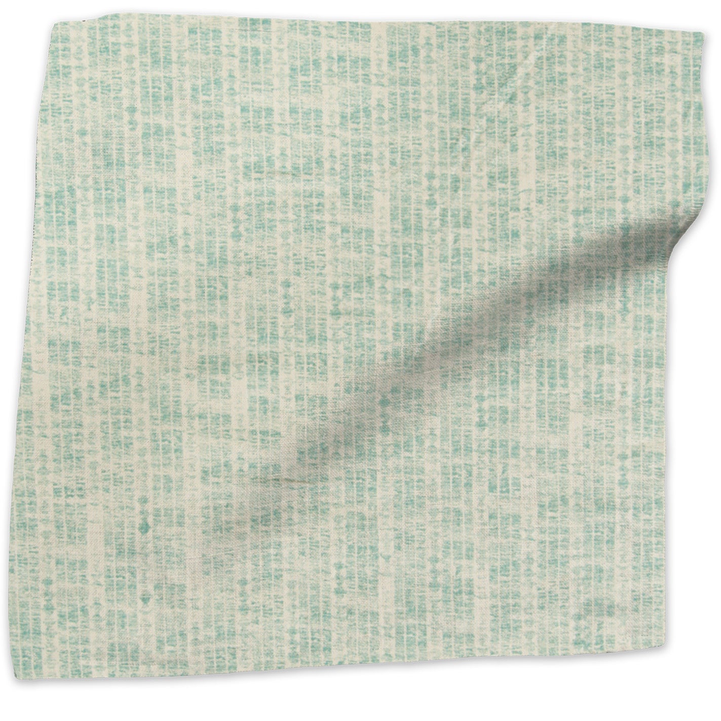 Lyall stripe linen - Pistachio colorway swatch