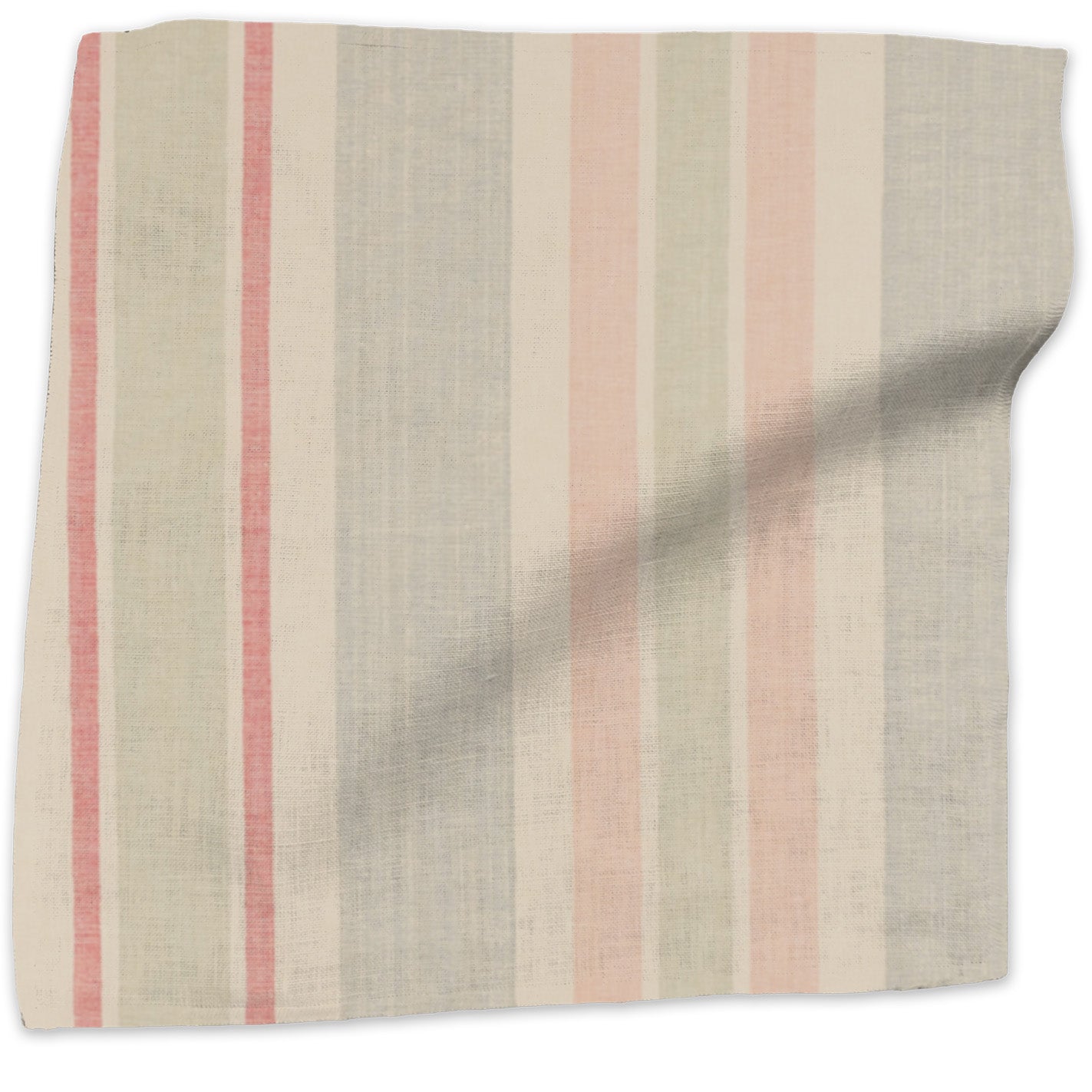 Moroccan Stripe linen - Downtown on Champagne colorway swatch