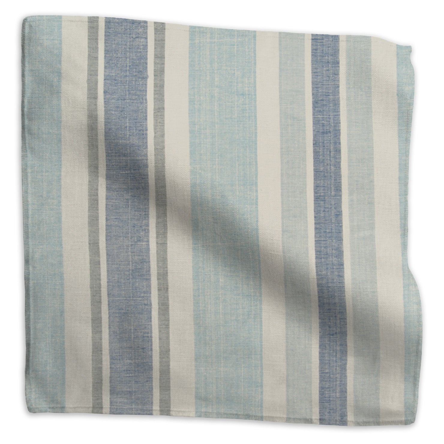 Moroccan Stripe linen - Nautical colorway swatch