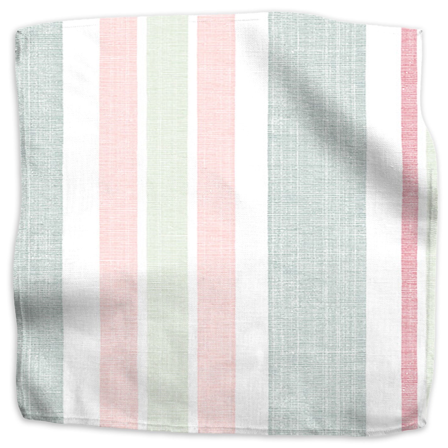 Moroccan Stripe linen - Silvertree colorway swatch
