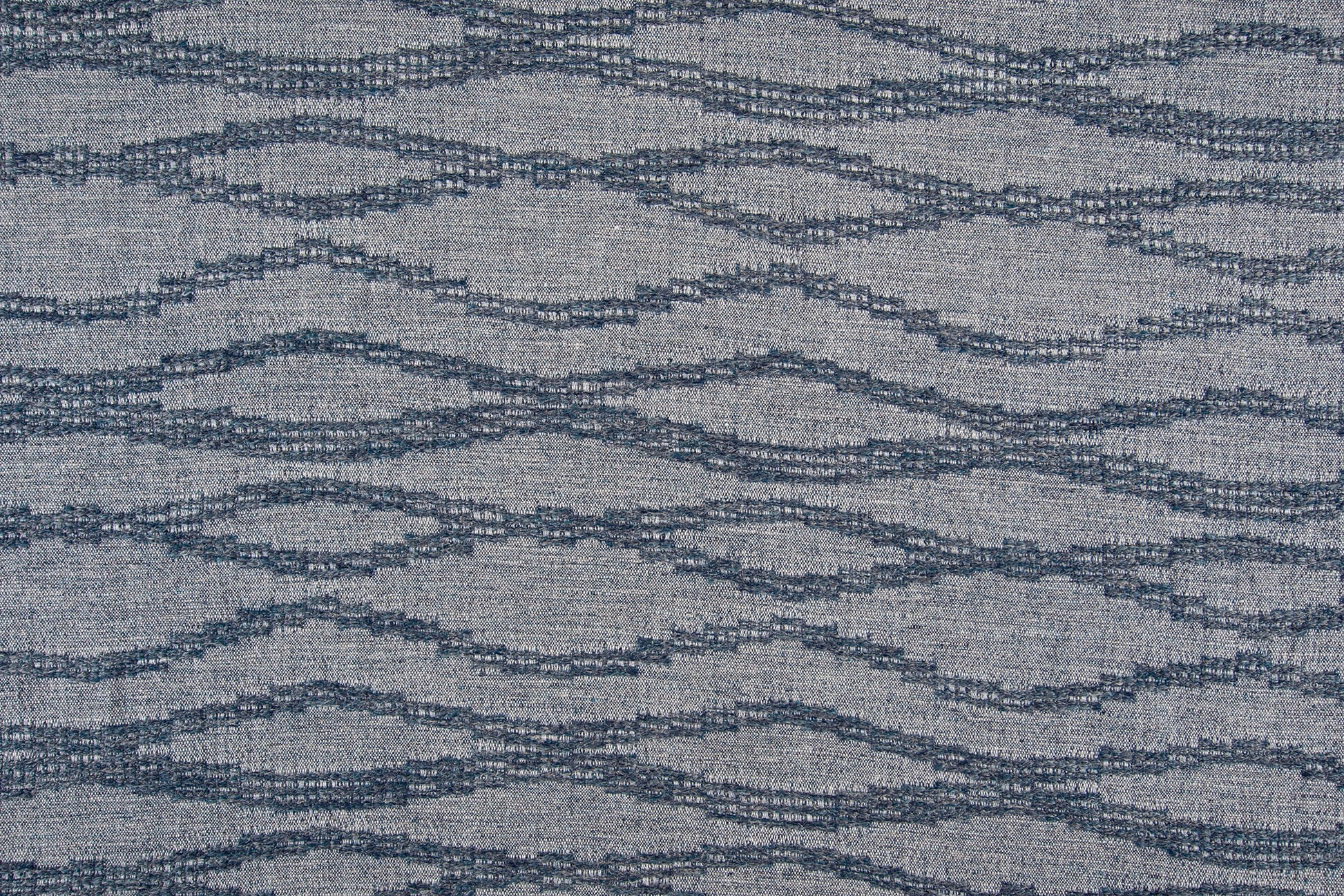 Moroccan Weave woven linen - Slate colorway repeat