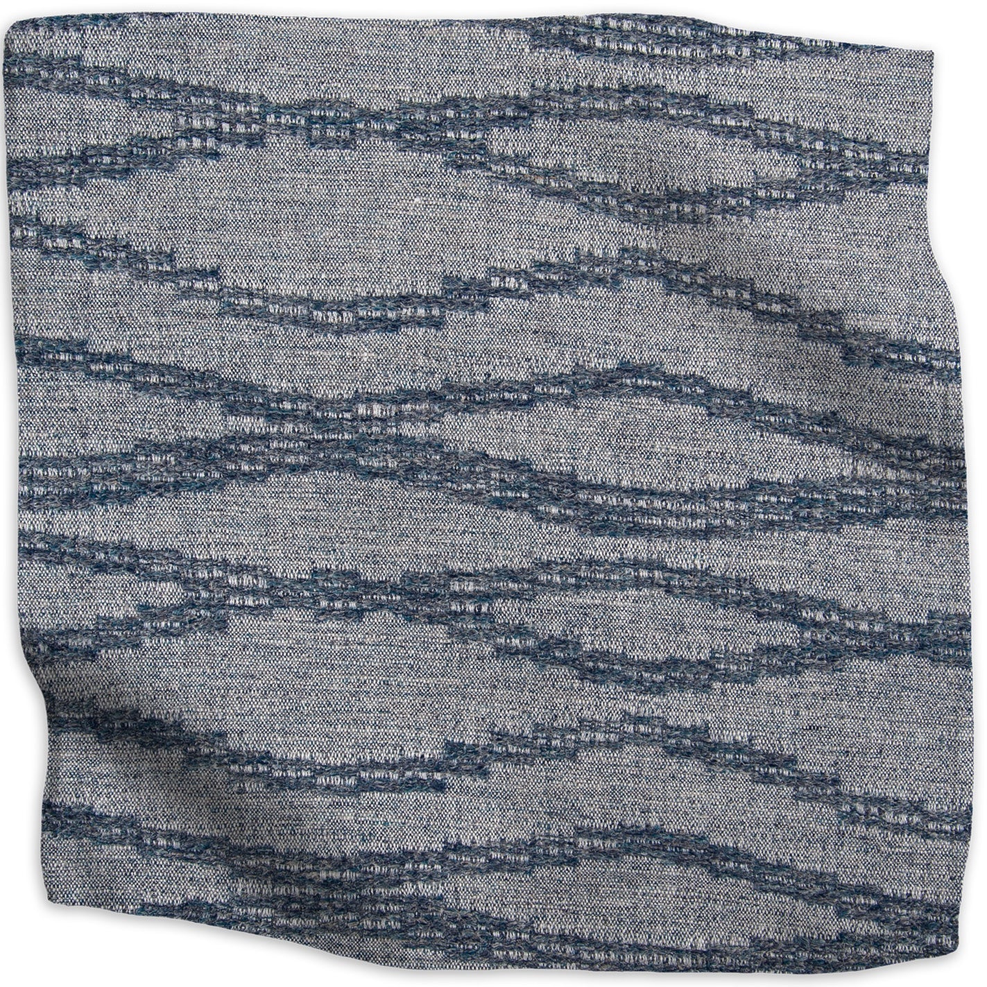 Moroccan Weave woven linen - Slate colorway swatch