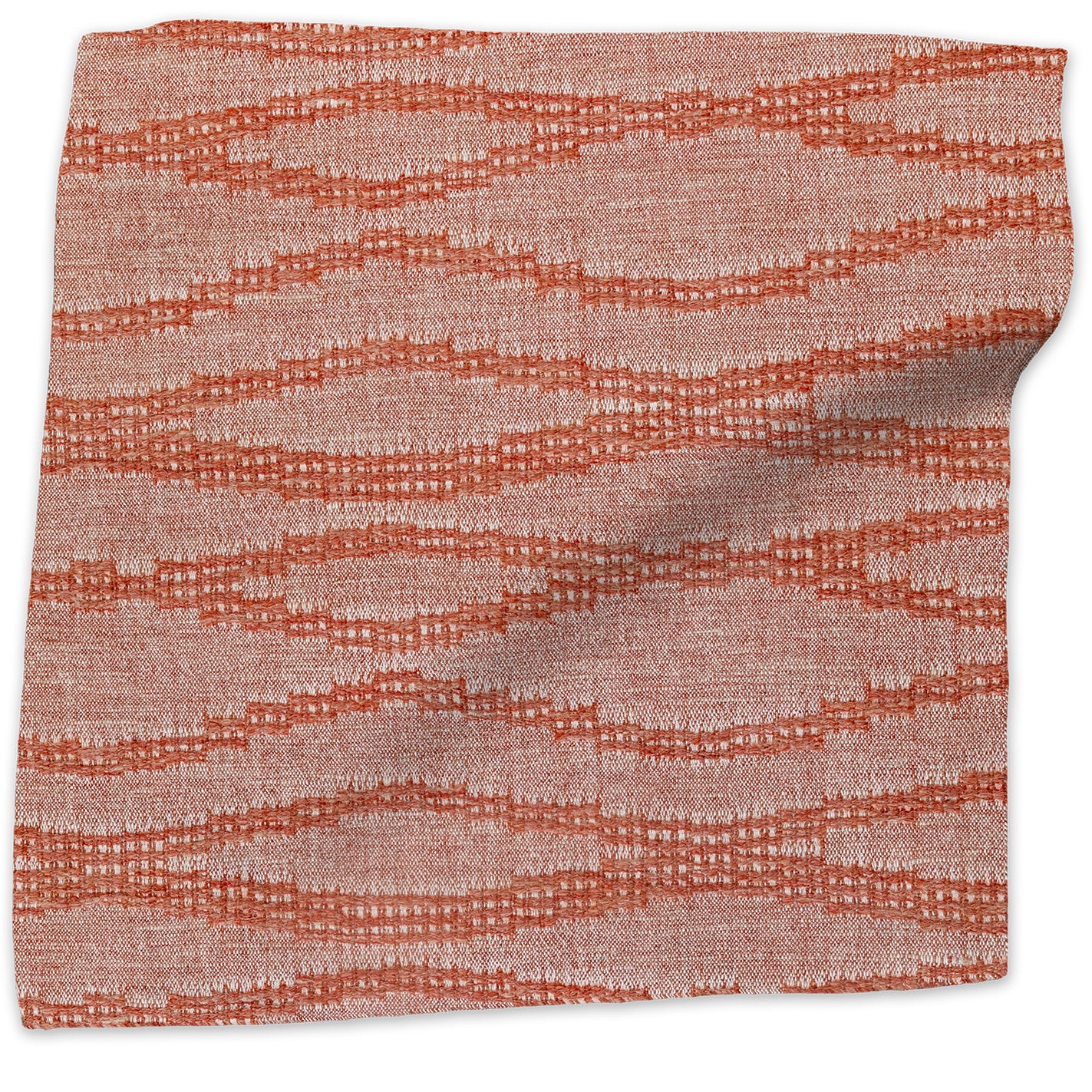 Moroccan Weave woven linen - Sienna colorway swatch