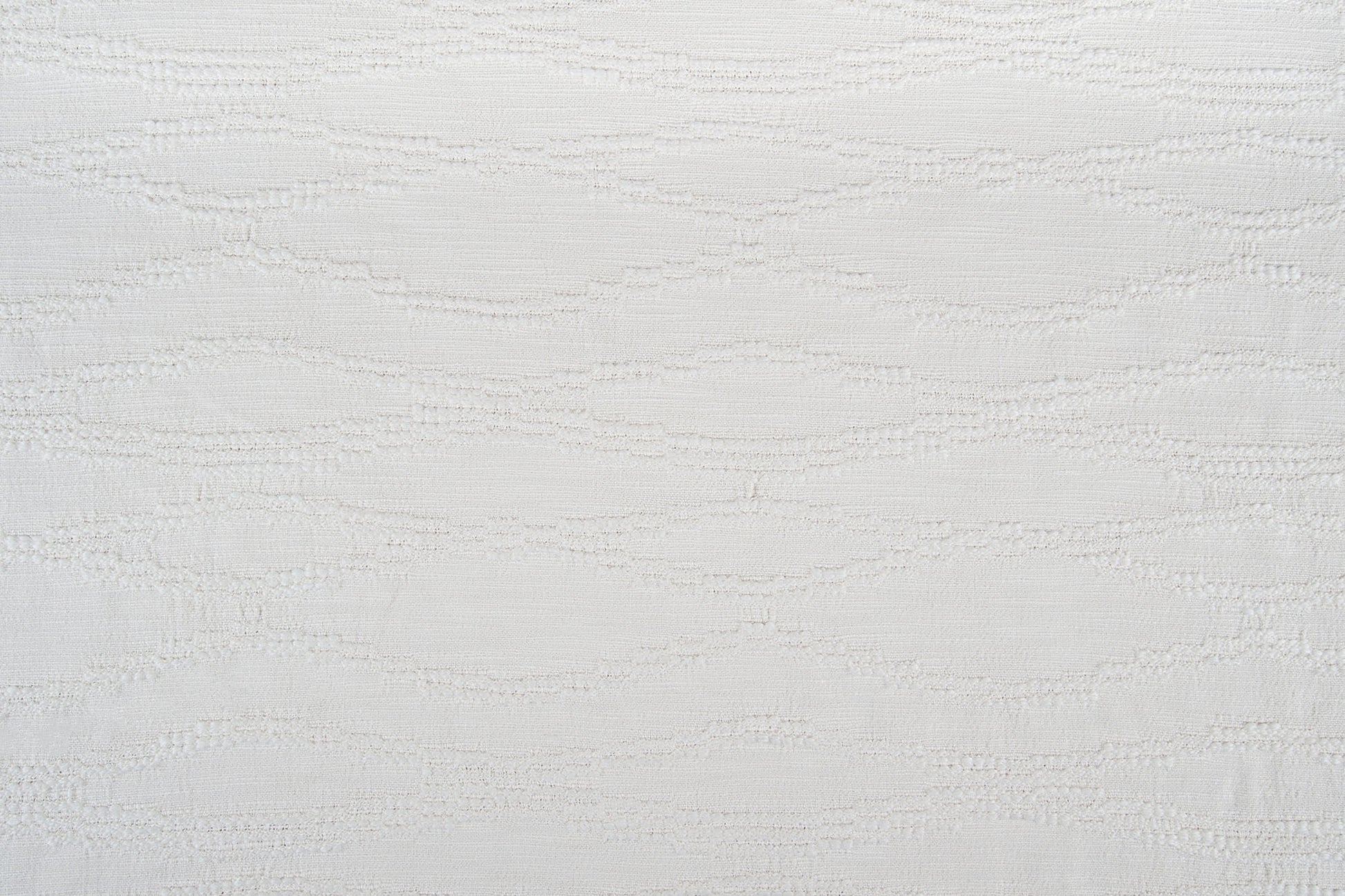 Moroccan Weave woven linen - Snow colorway repeat