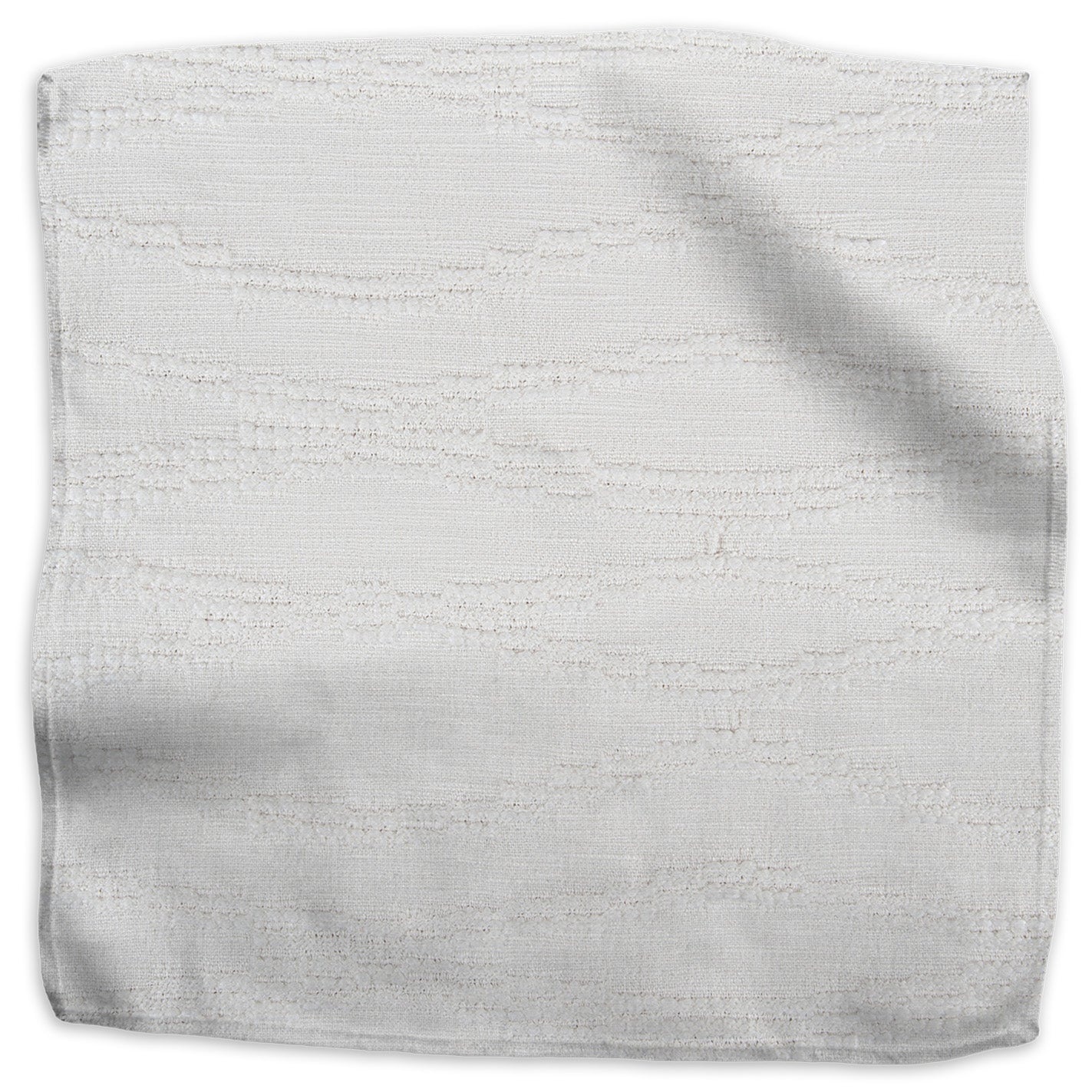 Moroccan Weave woven linen - Snow colorway swatch