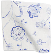 Northhaven floral linen/cotton blend - Blue colorway swatch