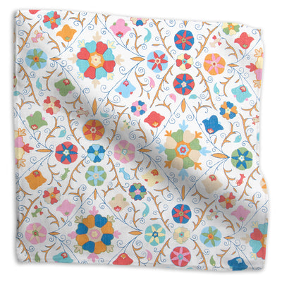 Fiesta on White / Yardage