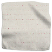 Sheer Confetti dotted linen - Desert Rose colorway swatch