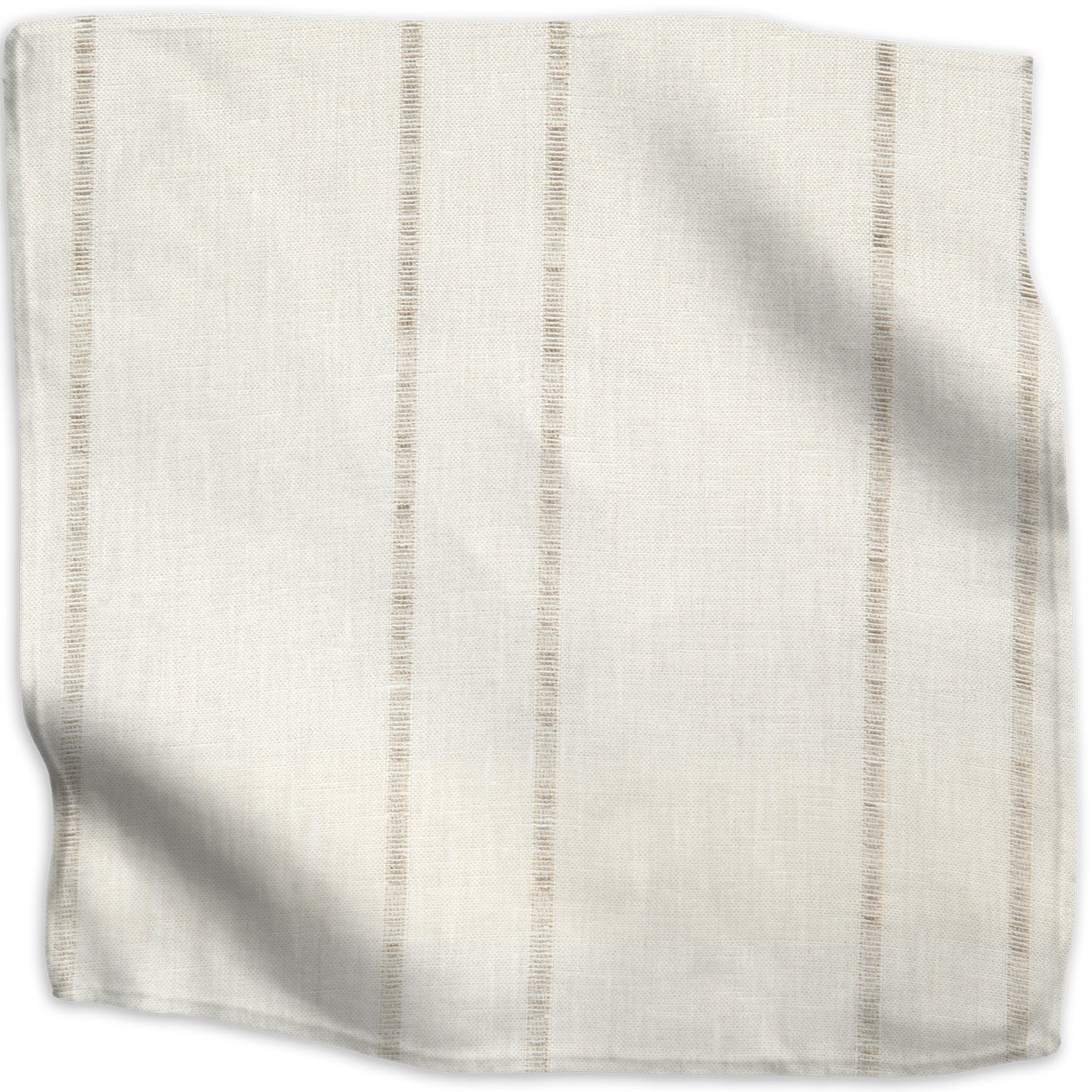 Sheer Stripe linen - Argento colorway swatch