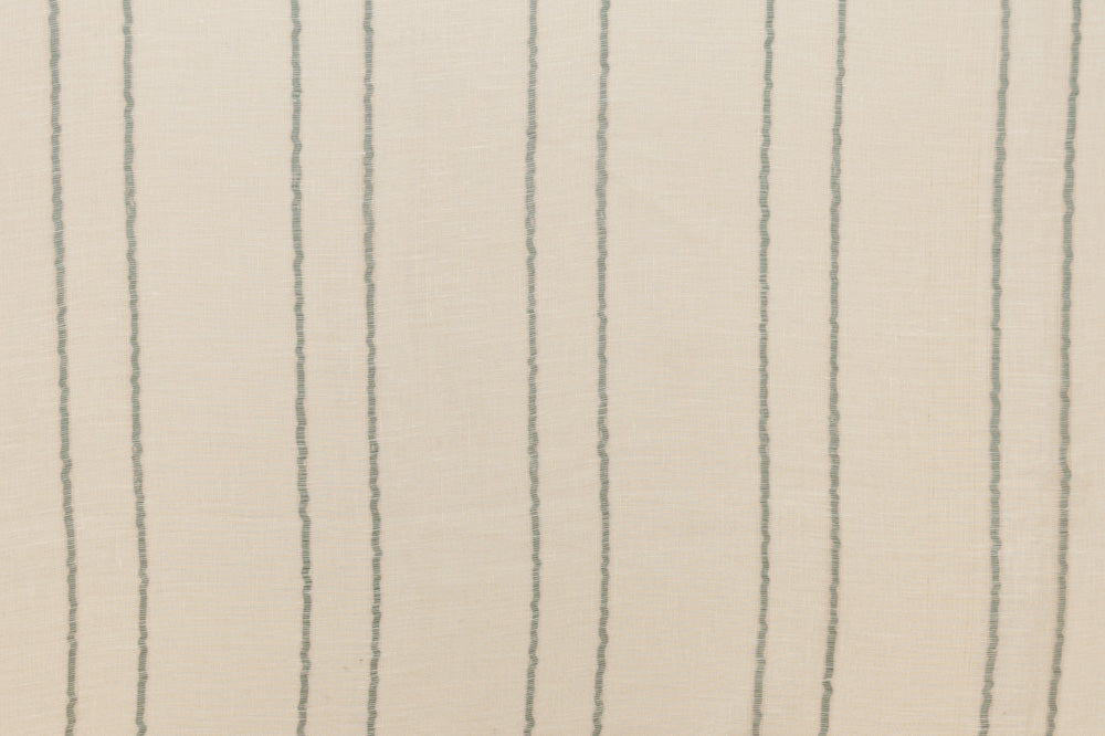 Sheer Stripe linen - Blue colorway repeat