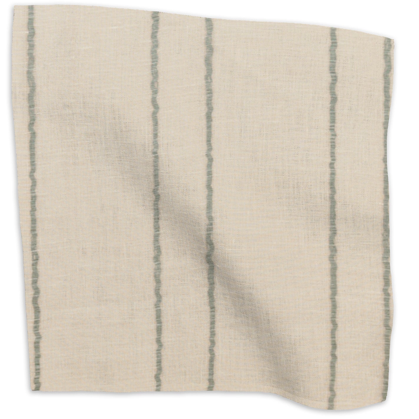 Sheer Stripe linen - Blue colorway swatch