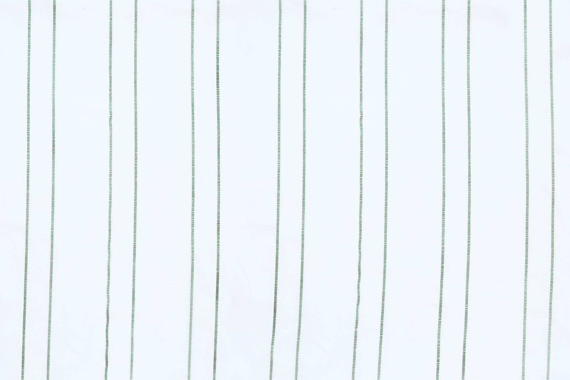 Sheer Stripe linen - Emerald colorway repeat