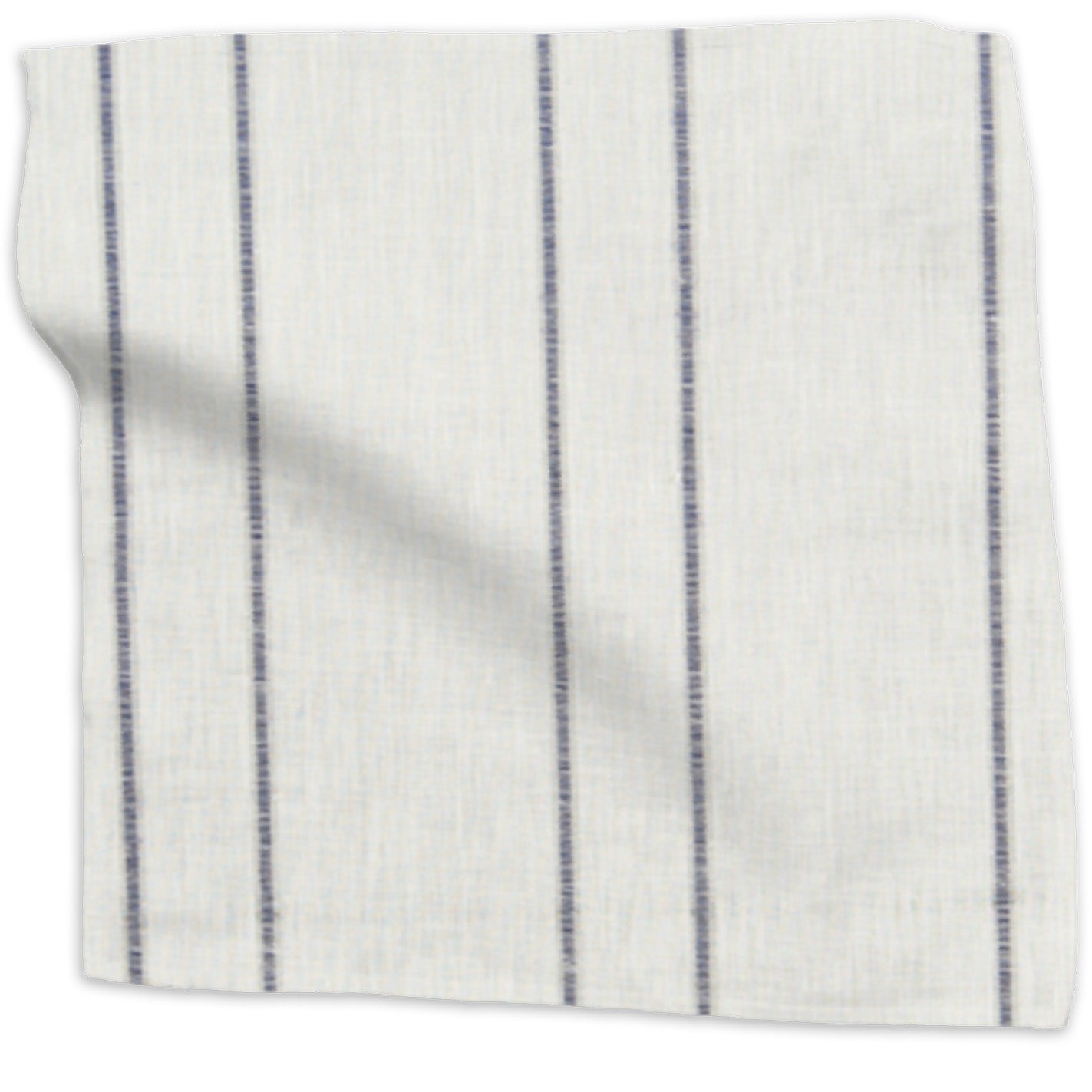 Sheer Stripe linen - Indigo colorway swatch