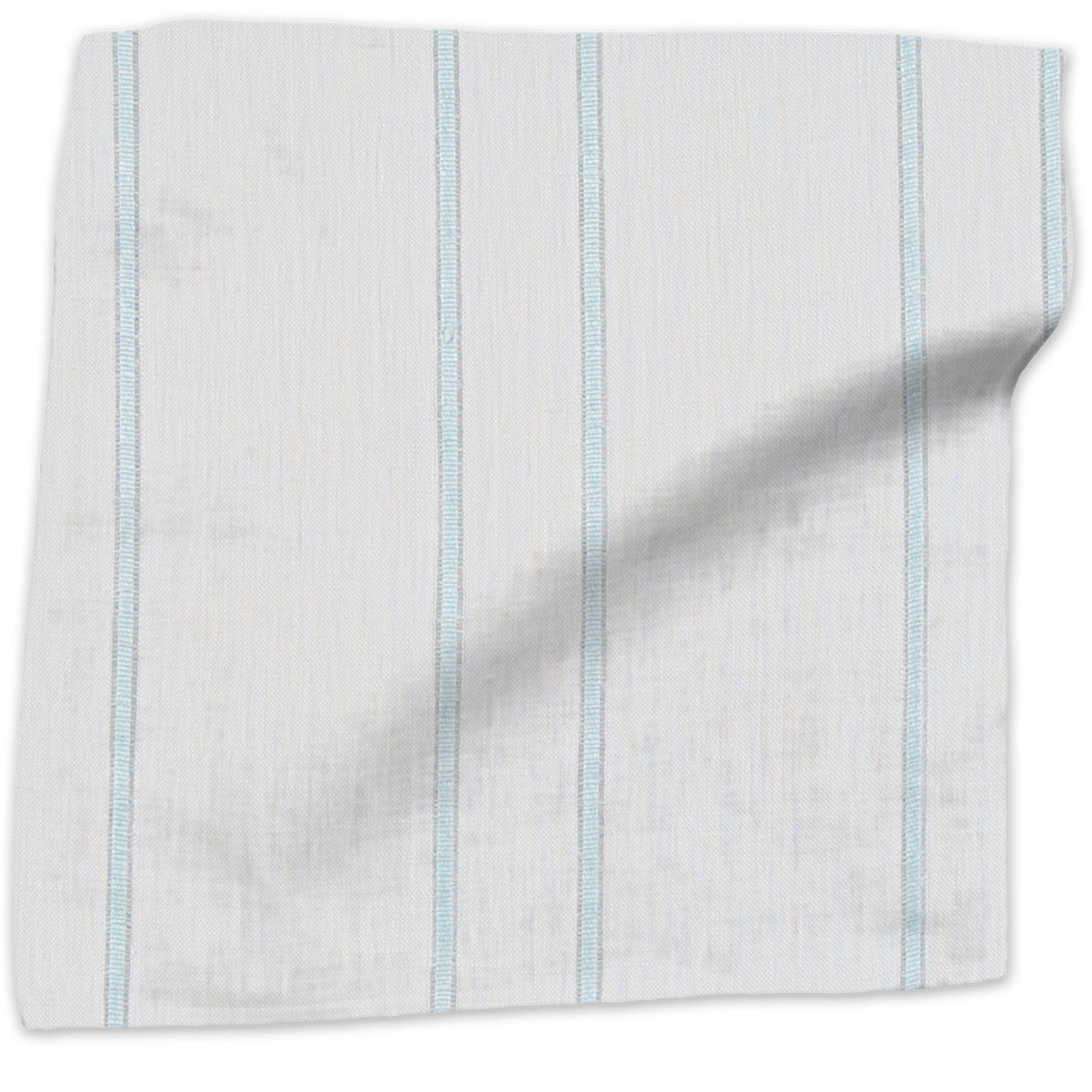 Sheer Stripe linen - Mist colorway swatch