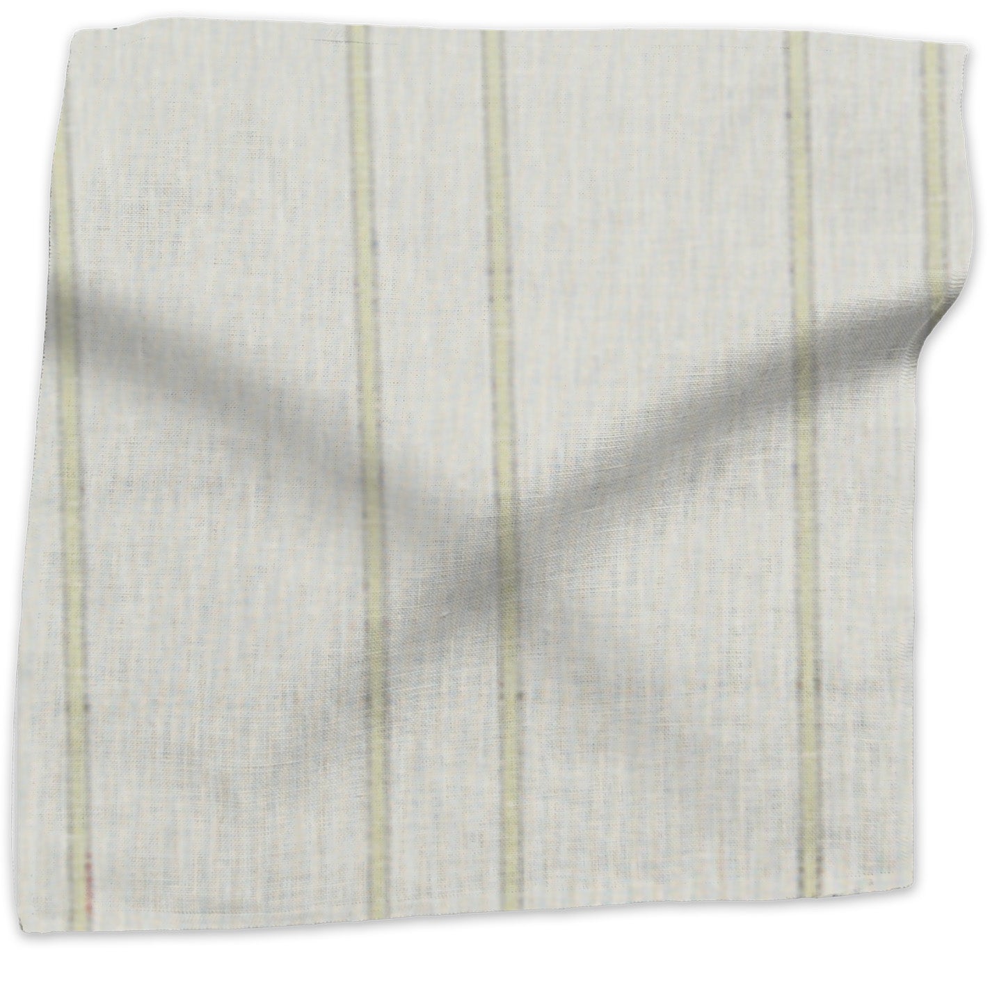Sheer Stripe linen - Sage colorway swatch