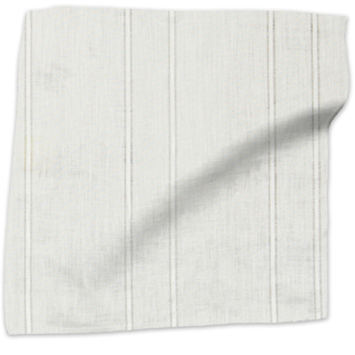 Sheer Stripe linen - White colorway swatch