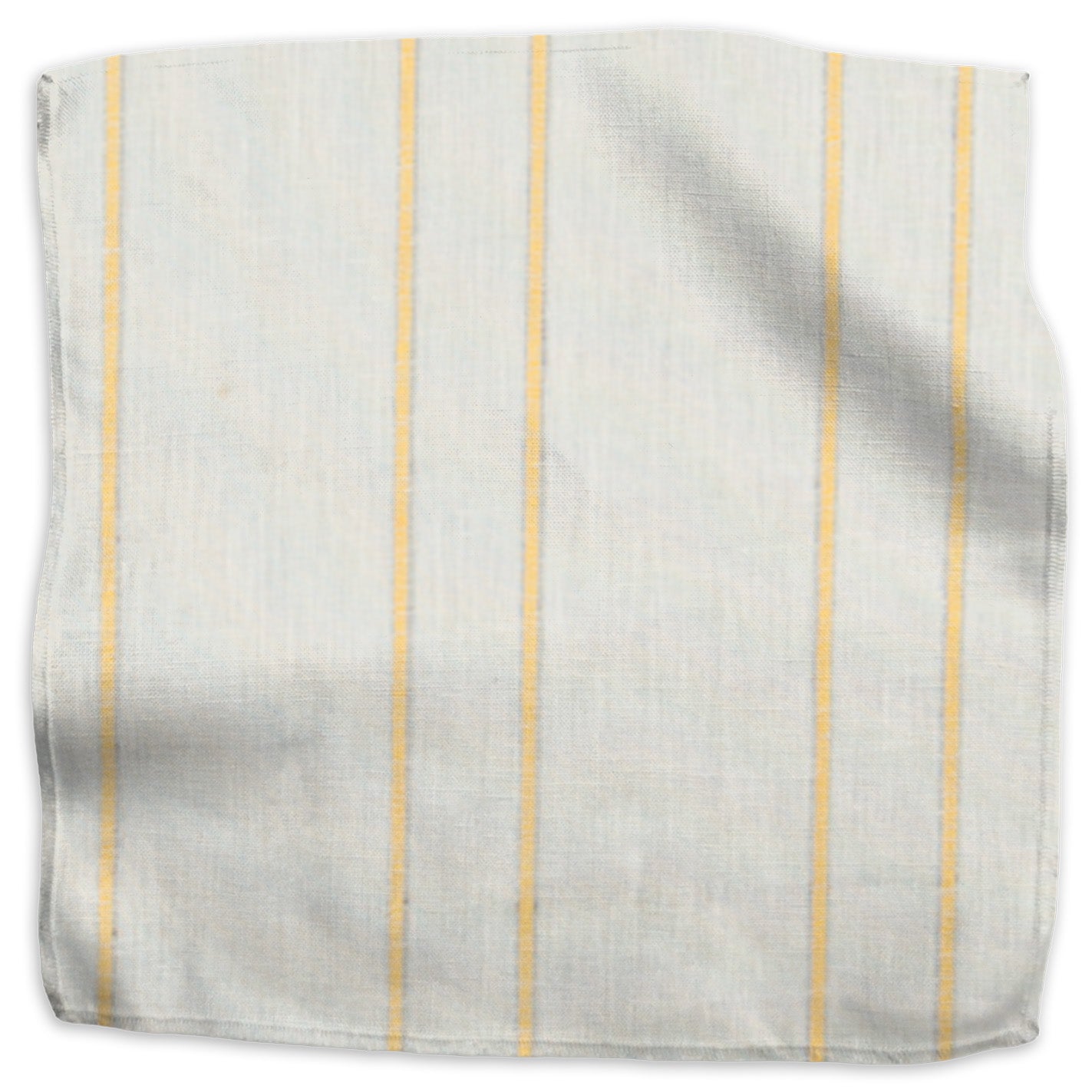Sheer Stripe linen - Yellow colorway swatch
