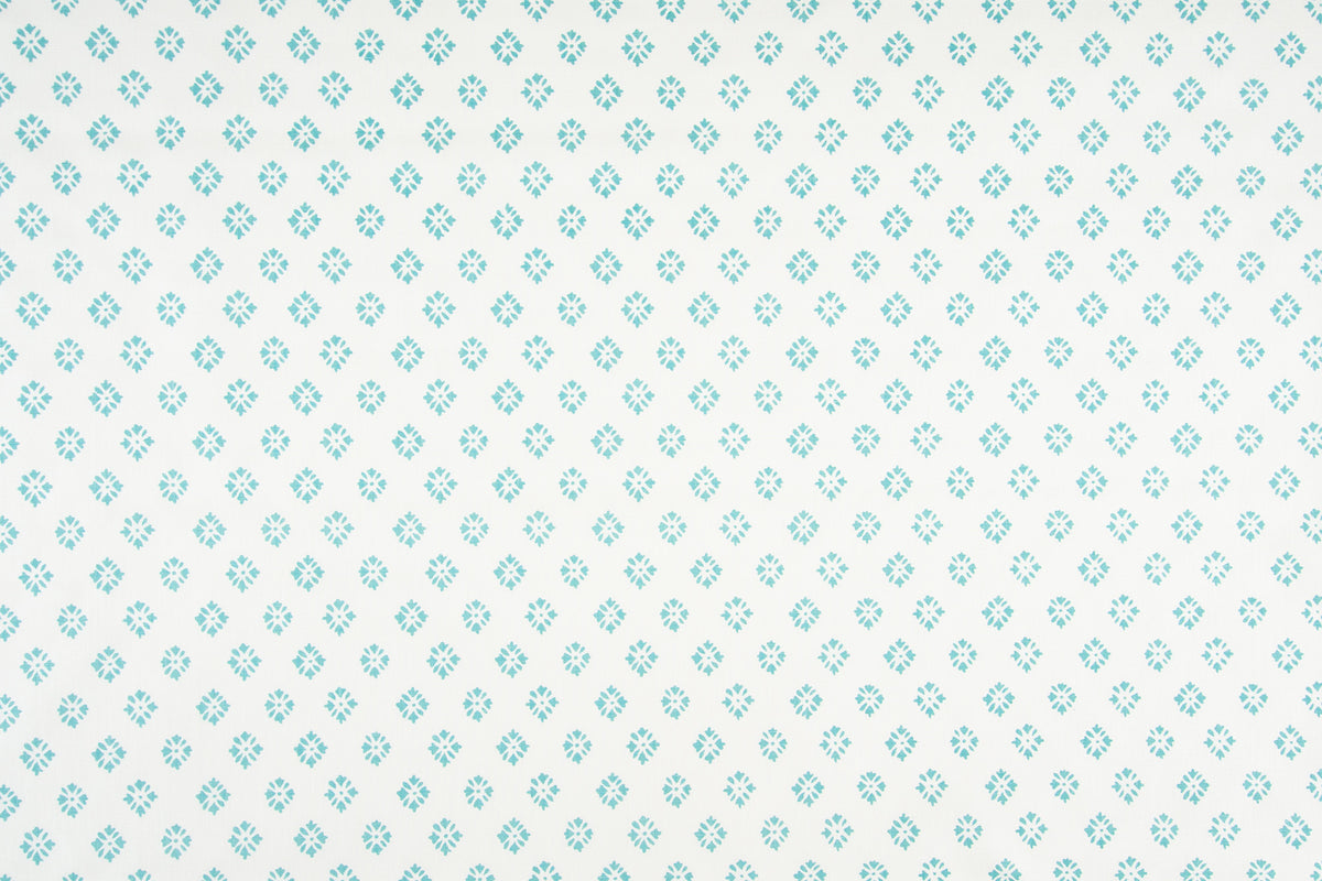Sidone geometric linen - Pistachio colorway repeat