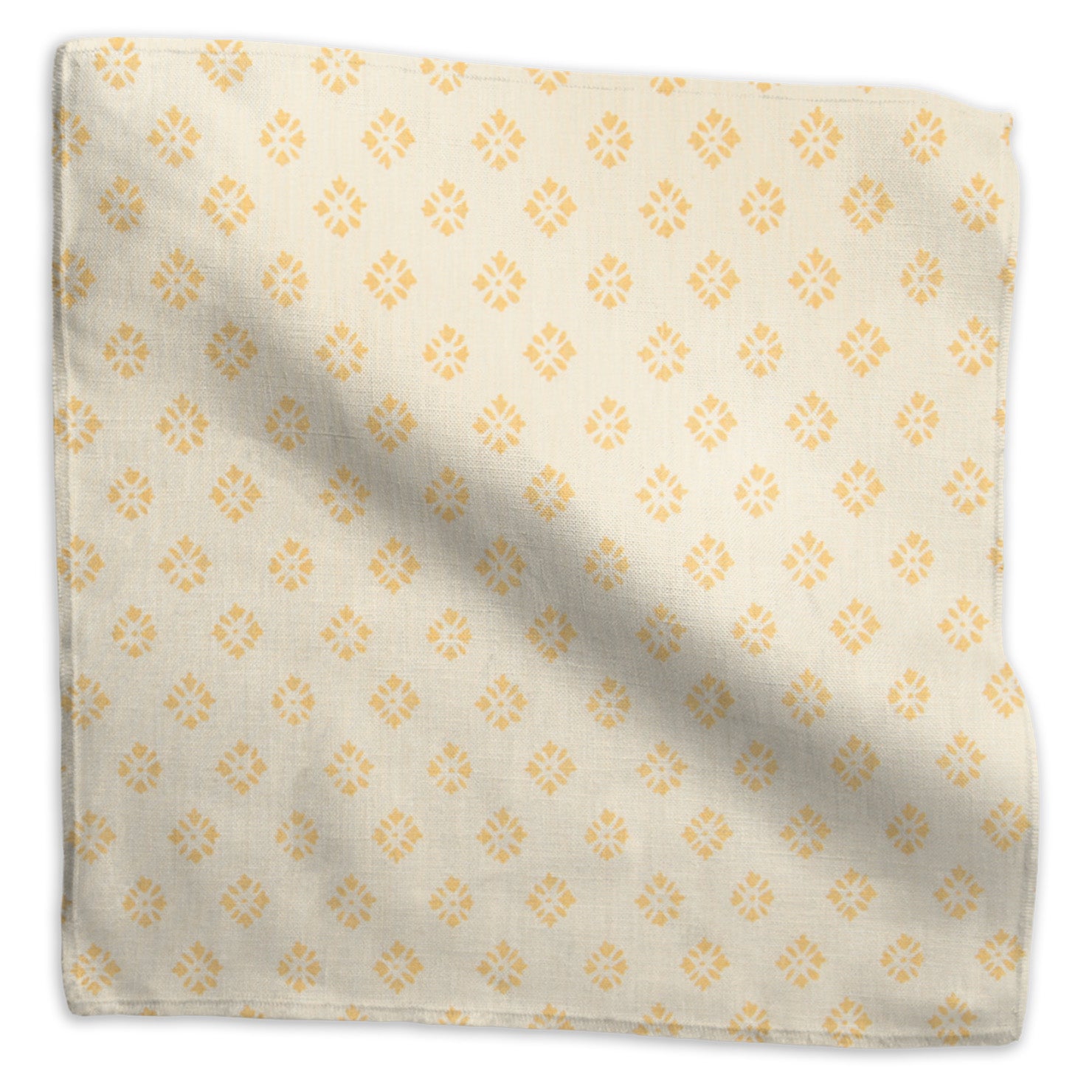 Sidone geometric linen - Wheat - Custom Order colorway swatch