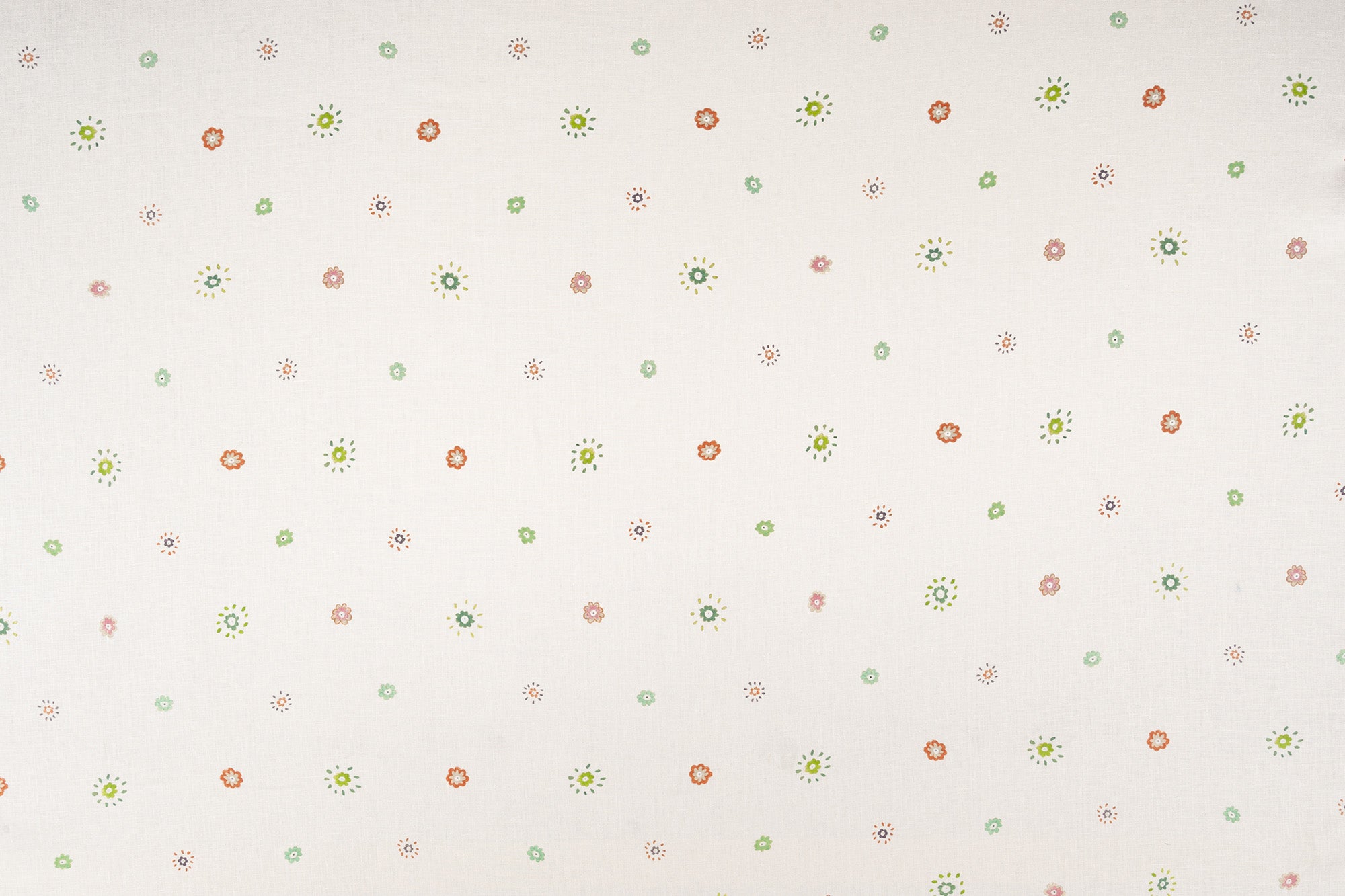Sunburst geometric linen - Multi-Color colorway repeat