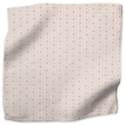 Tonal Ticking stripe linen - Pink colorway swatch