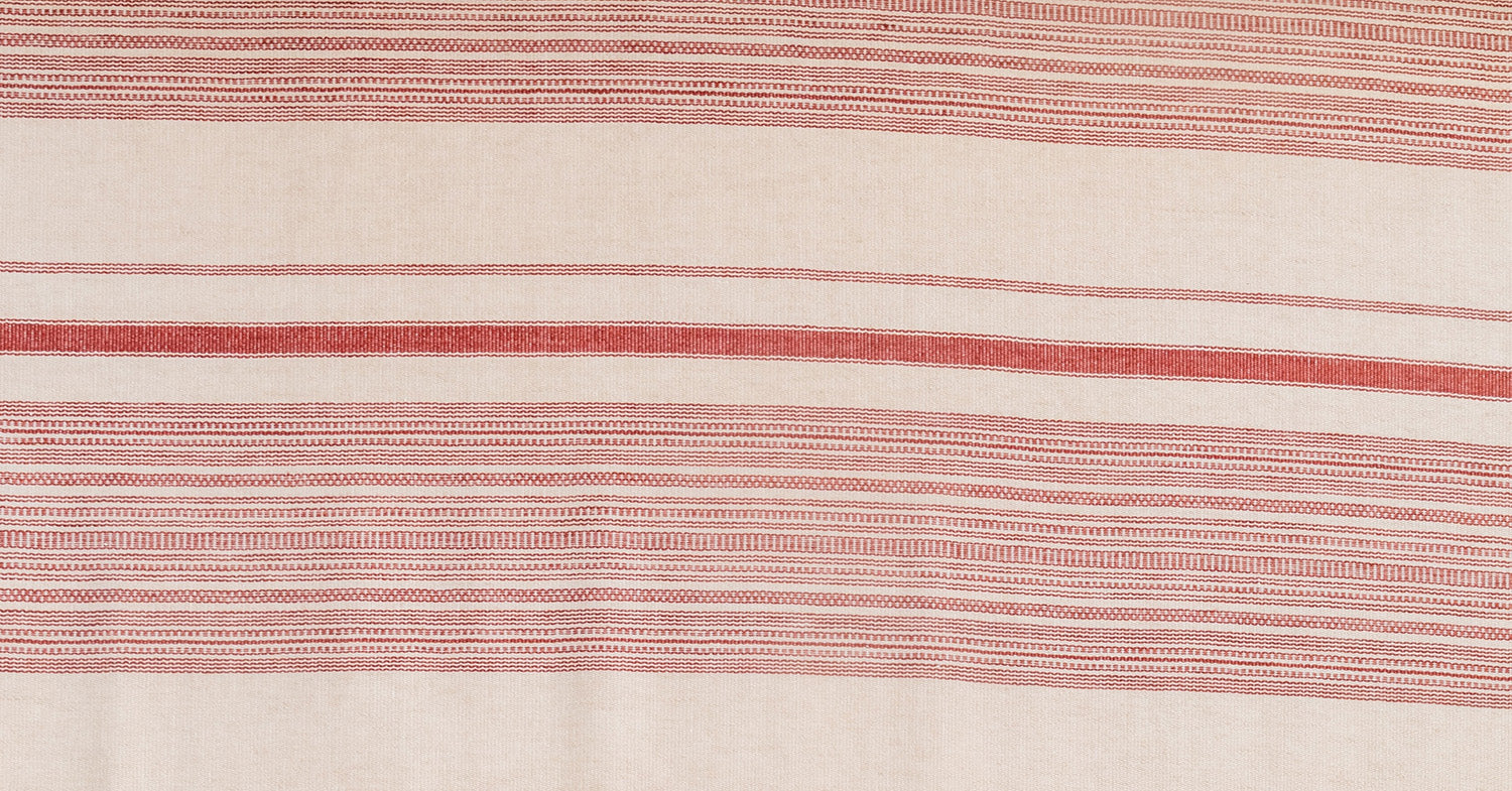 Vicenza Stripe stripe linen/cotton blend - Regal colorway repeat