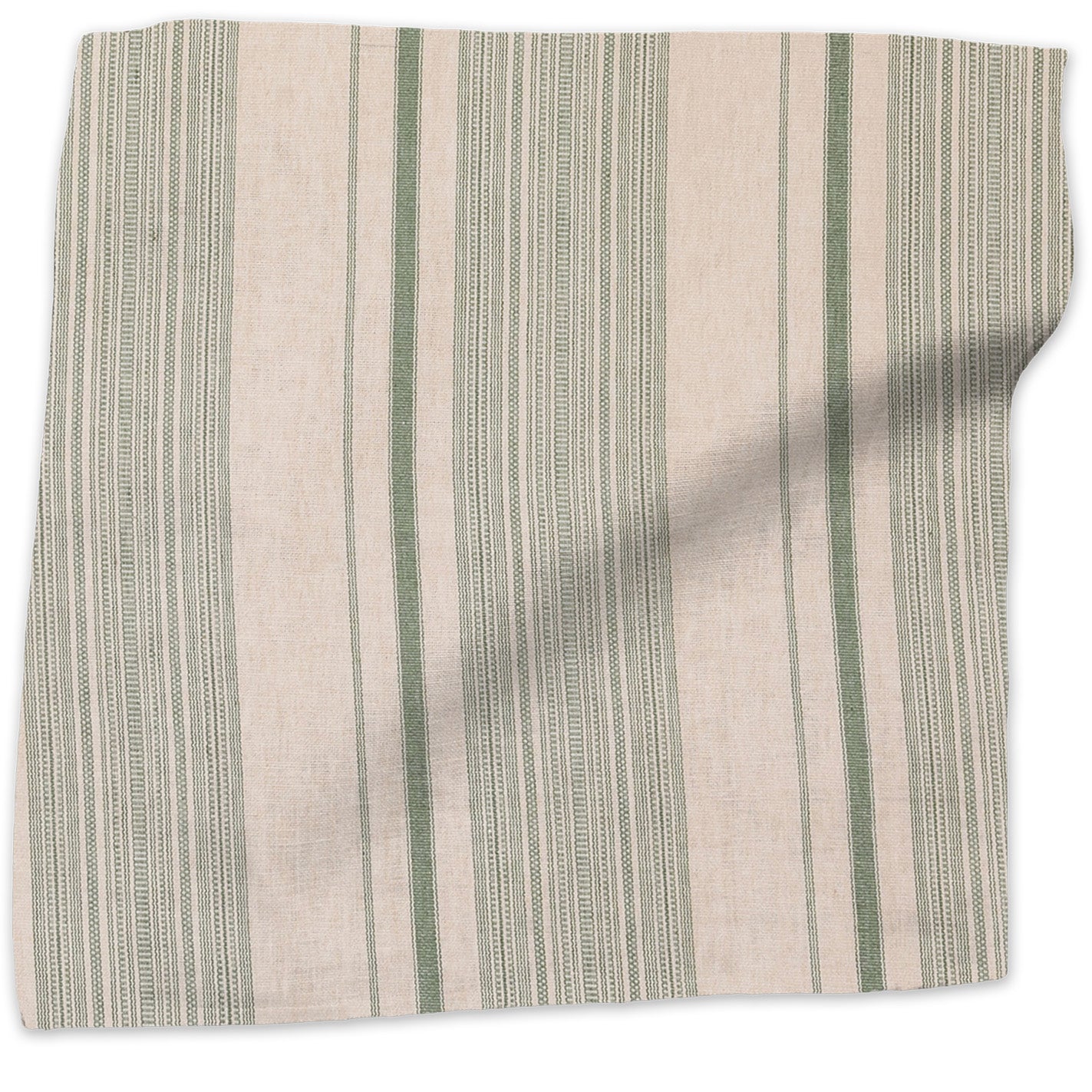 Vicenza Stripe stripe linen/cotton blend - Sea colorway swatch