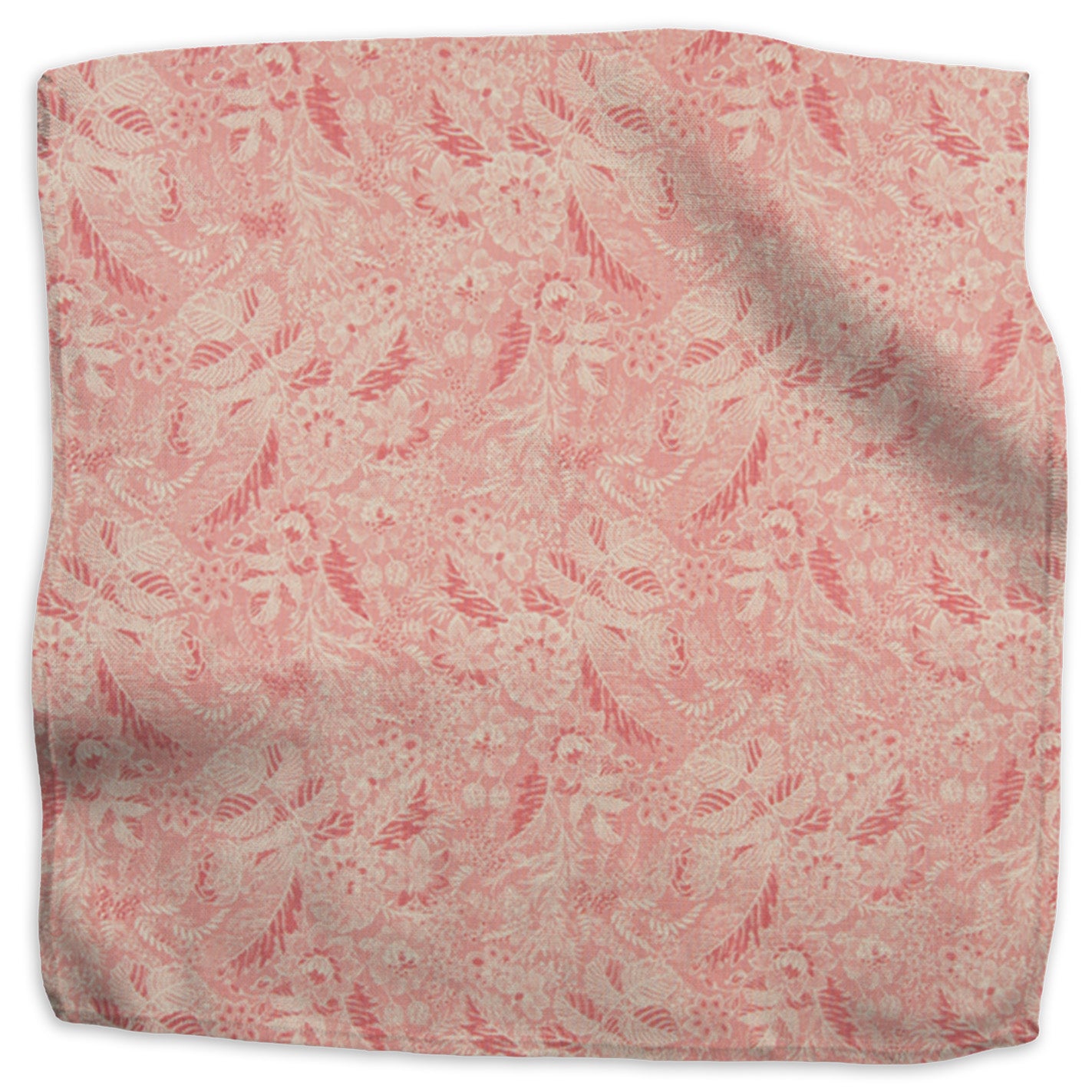 Wildflowers floral linen - Pink colorway swatch