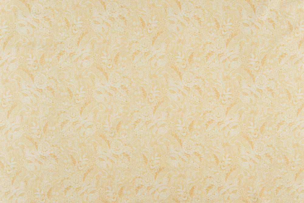 Wildflowers floral linen - Yellow - Special Order colorway repeat