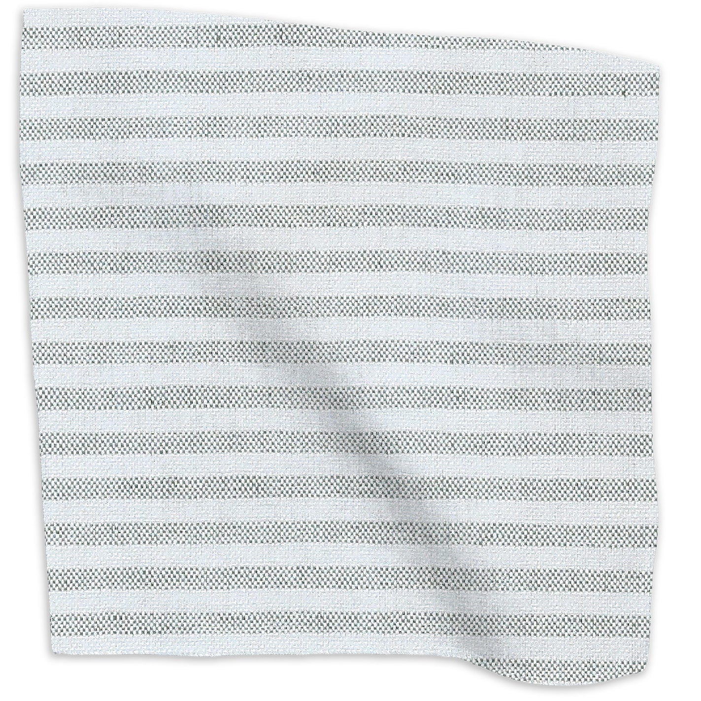 Woven Stripe lyocell/linen blend - Moss colorway swatch