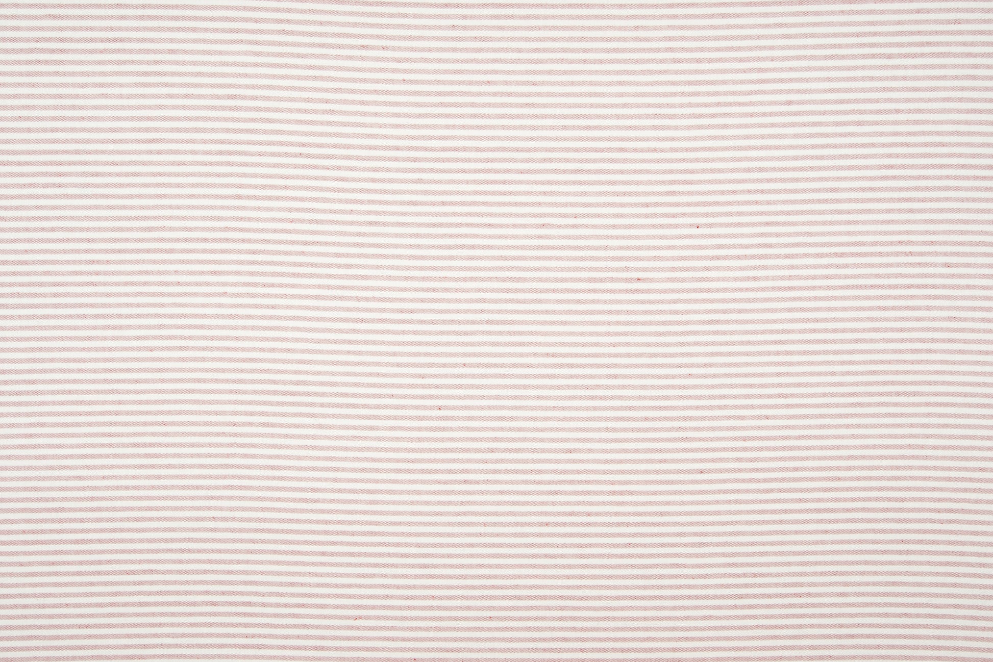 Woven Stripe lyocell/linen blend - Red colorway repeat