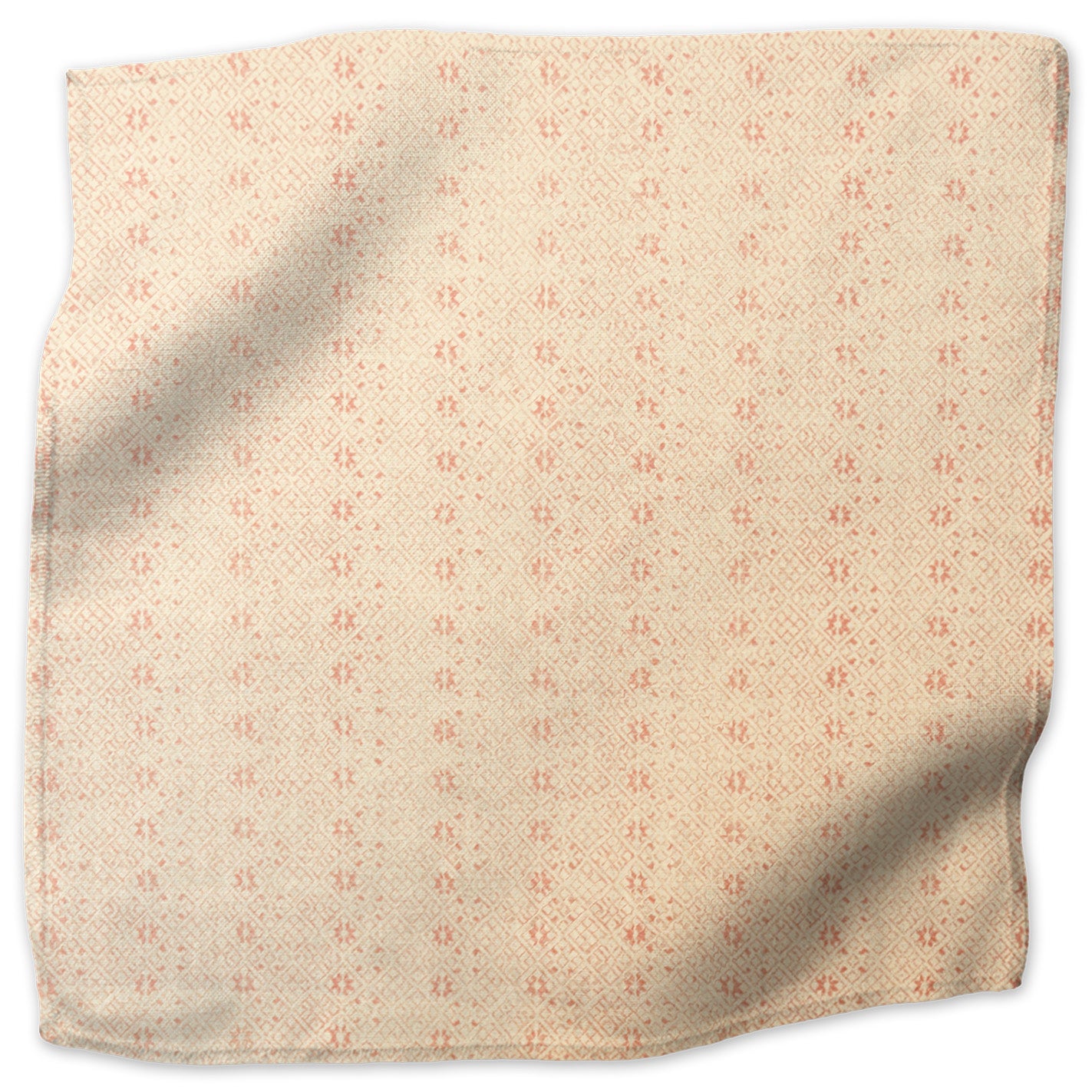 Zazu geometric linen - Wheat - Special Order colorway swatch